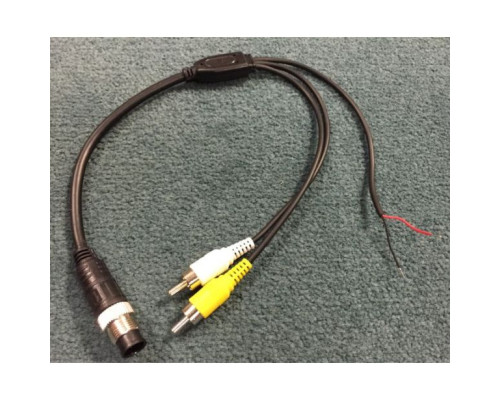 Weldex WDRV-4LKRCA 4 PIN DIN to RCA Adapter Cable