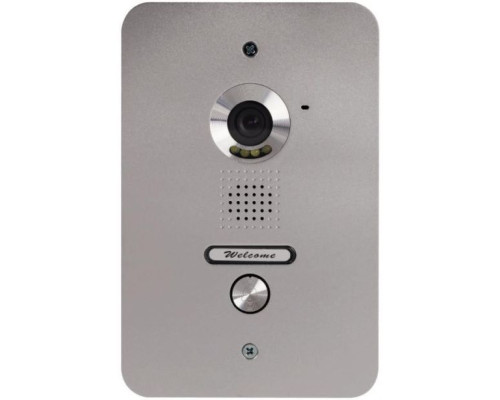 Alpha VR237FS Flush Mount Video Door Station Silver