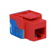 ICC IC1078E5RD EZ CAT 5e Keystone Jack, Red