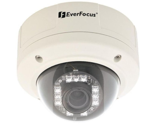 Everfocus EHD363 700TVL Outdoor IR Vandal Dome, 3.7-12mm