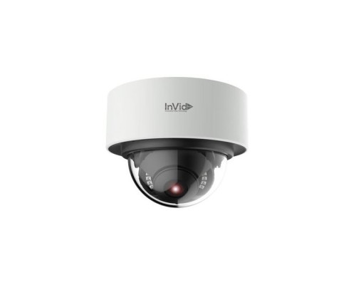 InVid ELEV-P5DRXIR28 5 Megapixel IP Plug & Play Outdoor Dome Camera, 82’ IR Range, 2.8mm Lens