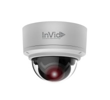 InVid ELEV-P5DRXIR28N 5 Megapixel IP Plug & Play Outdoor IR Dome Camera with 2.8mm Lens