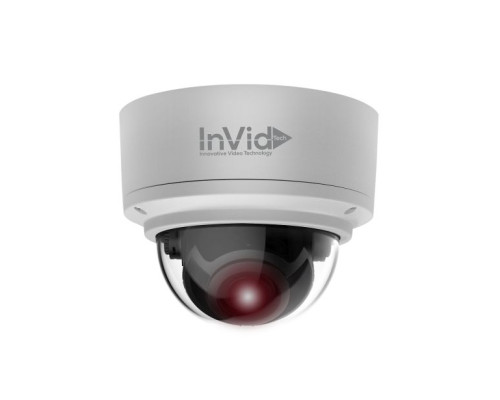 InVid ELEVI-P8DRXIRA27135 8 Megapixel IP Plug & Play Outdoor IR Dome Camera with 2.7-13.5mm Lens