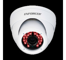 Seco-Larm EV-N2206-2W4Q 2 Megapixel Indoor/Outdoor IR Network Rollerball Camera, 2.8mm Lens, White Housing