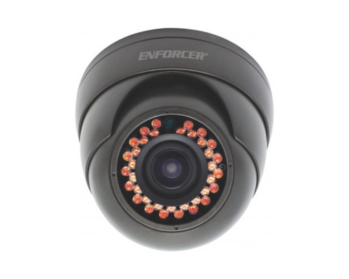 Seco-Larm EV-N2206-NW4Q 2 Megapixel Indoor/Outdoor IR Network Rollerball Camera, 2.8-12mm Lens