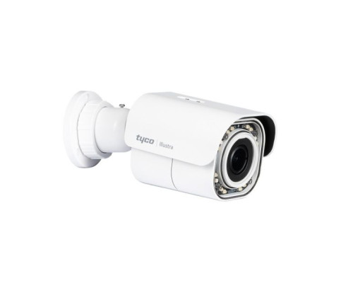 American Dynamics IES02-B12-BI04 Illustra Essentials 2MP Outdoor Network IR Bullet Camera, 2.7-13.5mm Lens, White