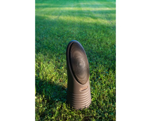 Bogen IG4M Bollard-Style In-ground/Stake-Mount Satellite Speaker, Mulch Brown Color Enclosure