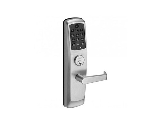 Yale NTT612ZW3-626 nexTouch Push Button Exit Trim Lever with Z-Wave, Satin Chrome