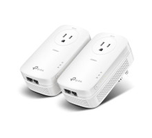 TP-Link TL-PA9020PKIT AV2000 2-Port Gigabit Passthrough Powerline Starter Kit