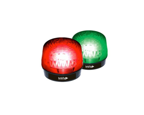 InVid INVID-SIREN54KITG LED Strobe Light with 54 LEDs and Programmable Siren, Green