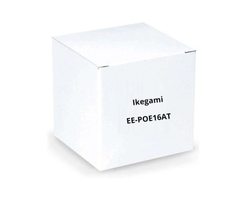 Ikegami EE-POE16AT 16 X PoE 2X Uplink & SFP 10/100/1000 Mbps 25W Each Port