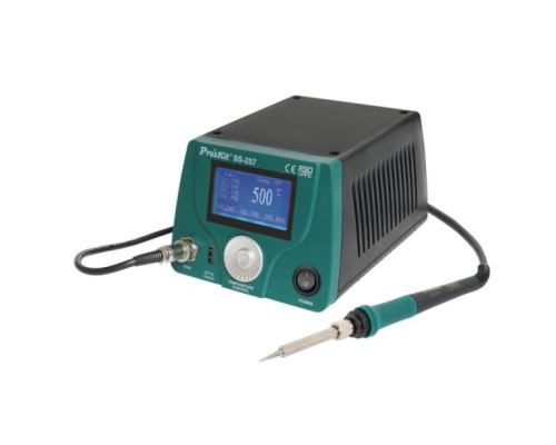 Eclipse Tools SS-257EU LCD Smart Soldering Station w/ Stainless Steel Heating Element