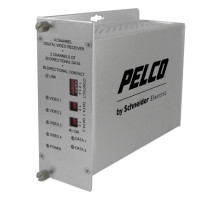 Pelco FRV40D2M1ST 4 Channel ST Fiber Receiver, Multi-Mode