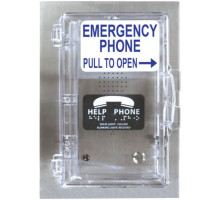 Alpha RCB2100SFRCOV Stainless Steel Refuge Call Box w/Protective Cover