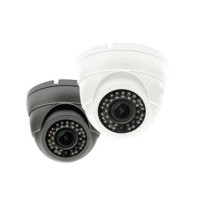 Cantek Plus CTP-TVZA19TE-W HD-TVI 1080P IR Outdoor Dome Camera, 2.8-12mm Lens, White