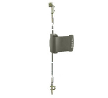 Adams Rite 4781T-041-313 Two-Point Deadlatch with Paddle and Top Rod in Dark Bronze Anodized