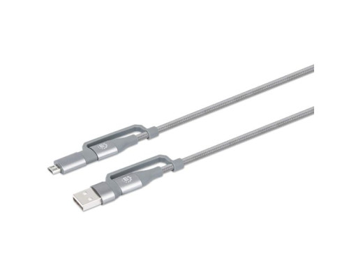 Manhattan 390606 4-in-1 Charge & Sync USB Cable