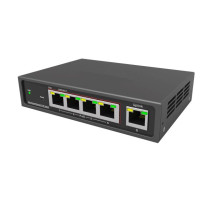 Hanwha Vision EN-SW05m-001 5 Ports (4 PoE, 1 Uplink) Wisenet SKY Smart Managed PoE Switch