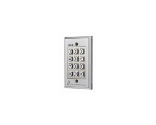 Alarm Controls KP-200 Vandal-Resistant and Weather-Proof Flush Mount Digital Keypad