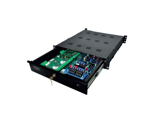 Altronix TROVE1HW1R Access and Power Integration Rack Mount Enclosure with Backplane, Trove1 Rack Series