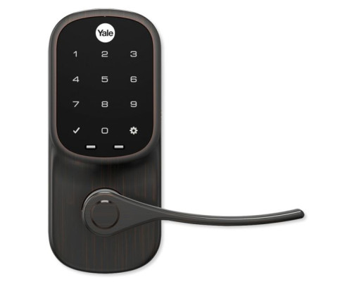 Yale YRL226-ZW2-0BP Z-Wave Plus Assure Touchscreen Keypad Lever Lock, Oil Rubbed Bronze