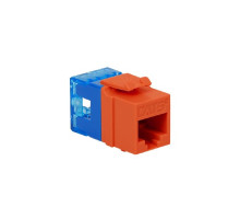 ICC IC1078F5OR HD CAT 5e Keystone Jack, Orange