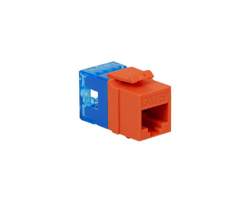 ICC IC1078F5OR HD CAT 5e Keystone Jack, Orange