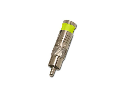 Eclipse Tools 705-004-YL-20 RCA Connector for RG6/U - 20 pk, Yellow