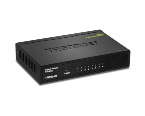 TRENDnet TEG-S82g 8-Port Gigabit GREENnet Switch (Metal)