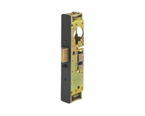 Adams Rite 4920AN-46-000-335 Heavy Duty Deadlatch (ANSI Size) with Flat Faceplate in Black Anodized