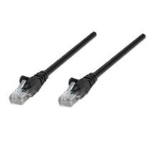 Intellinet 320764 IEC-C5-BK-10 Network Cable, Cat5e, UTP, 100% Copper, RJ45 Male / RJ45 Male, 3.0 m (10 ft.), Black