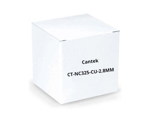 Cantek CT-NC325-CU-2.8mm 5 Megapixel Network Cube Camera, 2.8mm Lens