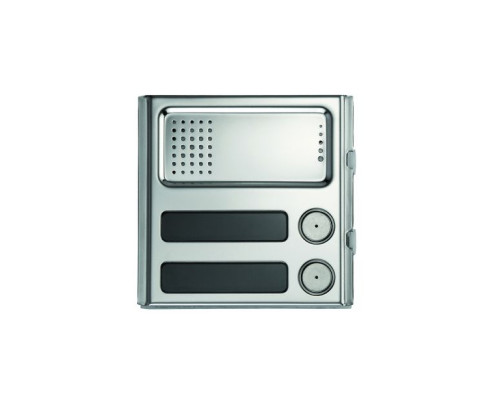 Urmet 1158-22 Front Panel for Outdoor Station, 2 Buttons, Sinthesi Steel