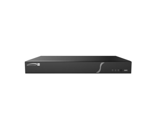 Speco N16NRM24TB 4K H.265 NVR with Smart Analytics 16 Channel with 16 Built-In PoE Ports, 24TB