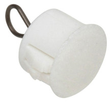 Nascom ADPLP0500WHT 1/2 Inch Adaptor Plug with Loop White