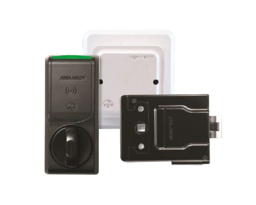 Aperio K100-622H-PA-B2 Prox Wireless Cabinet Lock Wholesale Kit 1:1 Hub Thumbturn in Black