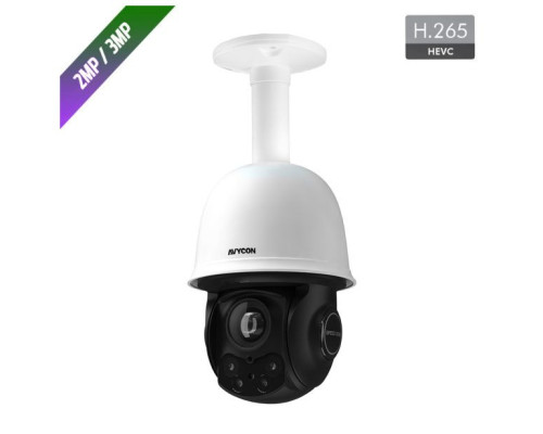 Avycon AVC-PHNT32X20LC 3 Megapixel Outdoor IR Network IP Ceiling Mount PTZ Camera, 20X Lens