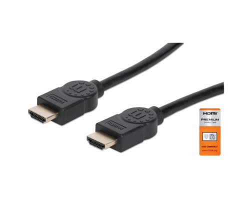 Manhattan 355377 Certified Premium High Speed HDMI Cable with Ethernet