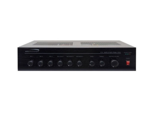 Speco PMM120A 120W RMS Public Address Power Mixer Amplifier