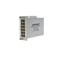 Comnet FDC24NLSFP 24 Channel Duplex Contact Closure Transceiver (Non-Latching Relays), SFP Interface