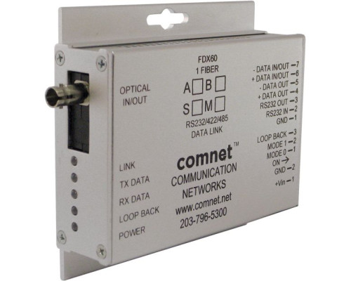 Comnet FDX60M1AM Small Size RS232/422/485 2 & 4W Data Transceiver