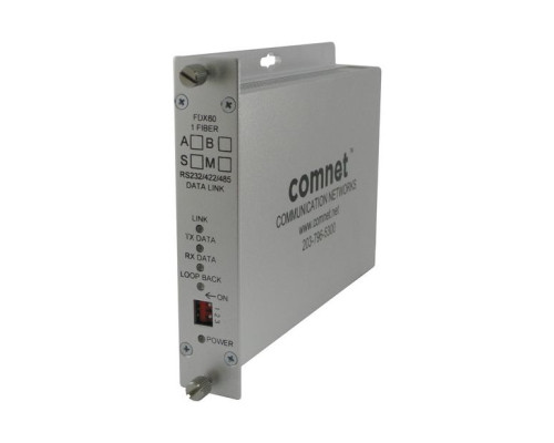 Comnet FDX60S1A RS232/422/485 2&4W Bi-directional Data Transceiver