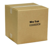 Wire Trak FE0001100R2W 2' X 1/2' Solid Duct in White, 24 Pcs/Pkg