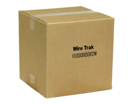 Wire Trak FE0001100R2W 2' X 1/2' Solid Duct in White, 24 Pcs/Pkg