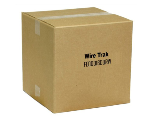 Wire Trak FE0001600RW 3' X 2' Solid Duct in White, 6 Pcs/Pkg