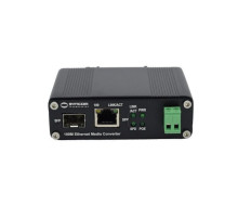 Syncom KA-FSFPHP Hardened Fast Ethernet to SFP Media Converter with PoE