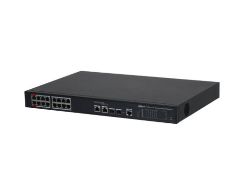 Dahua DH-PFS4218-16ET2GF-240 16-port PoE 2.0 Managed Ethernet Switch