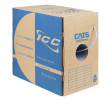 ICC ICCABT6VWH 500Mhz CAT6 Bulk Cable with 23 AWG UTP Solid Wires, CMP Jacket in a Pull Box, 1000 Feet, White