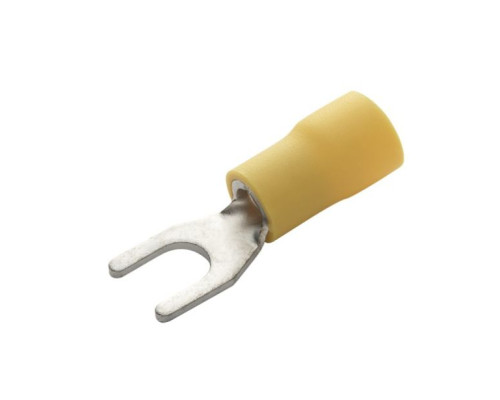 Eclipse Tools 902-456-10 Insulated Spade Terminals, (Yellow) 12-10 AWG, #8 Stud, 10 Pcs