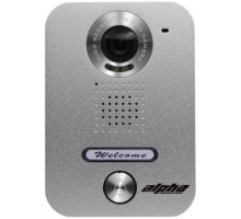 Alpha VR237S 1-Button Video Door Station - Silver